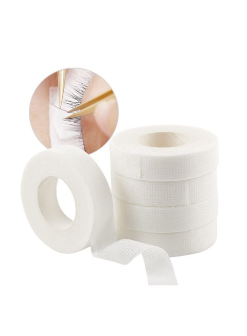 6 Rolls Eyelash Extension Tape Breathable Fabric Tape Eyelash Extension Supplies