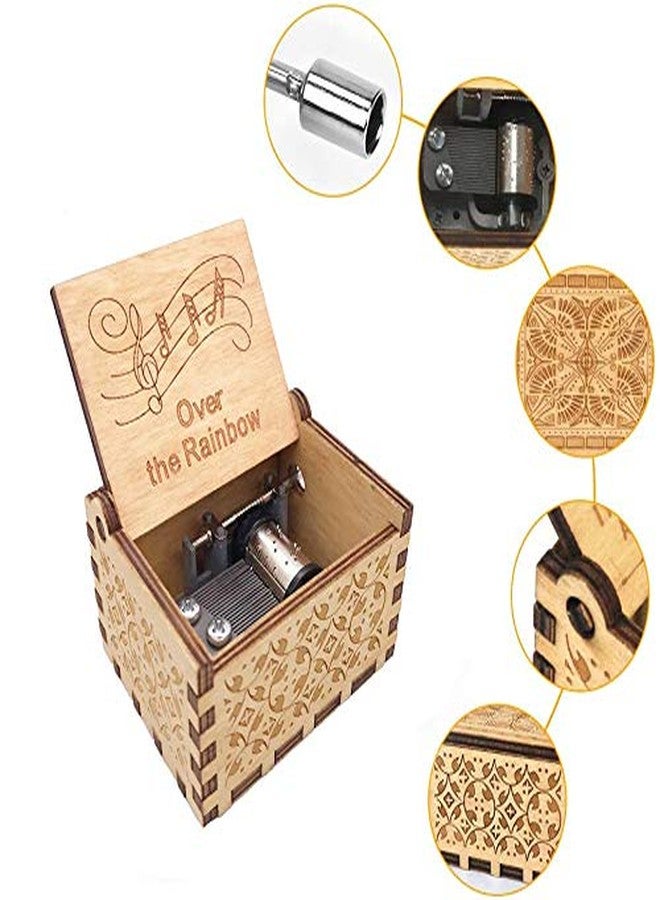 Hefonti Over The Rainbow Music Box, Wizard of OZ Gift for Daughter Son Wife Women Girlfriend Birthday Valentine Day Anniversary Play Somewhere Over The Rainbow - Image 5