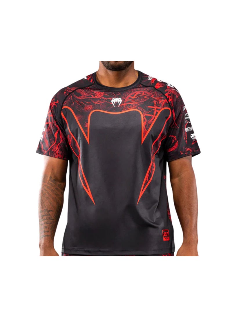 Venum 20th Anniversary Long Sleeve Rashguard – Black/Red - Image 1
