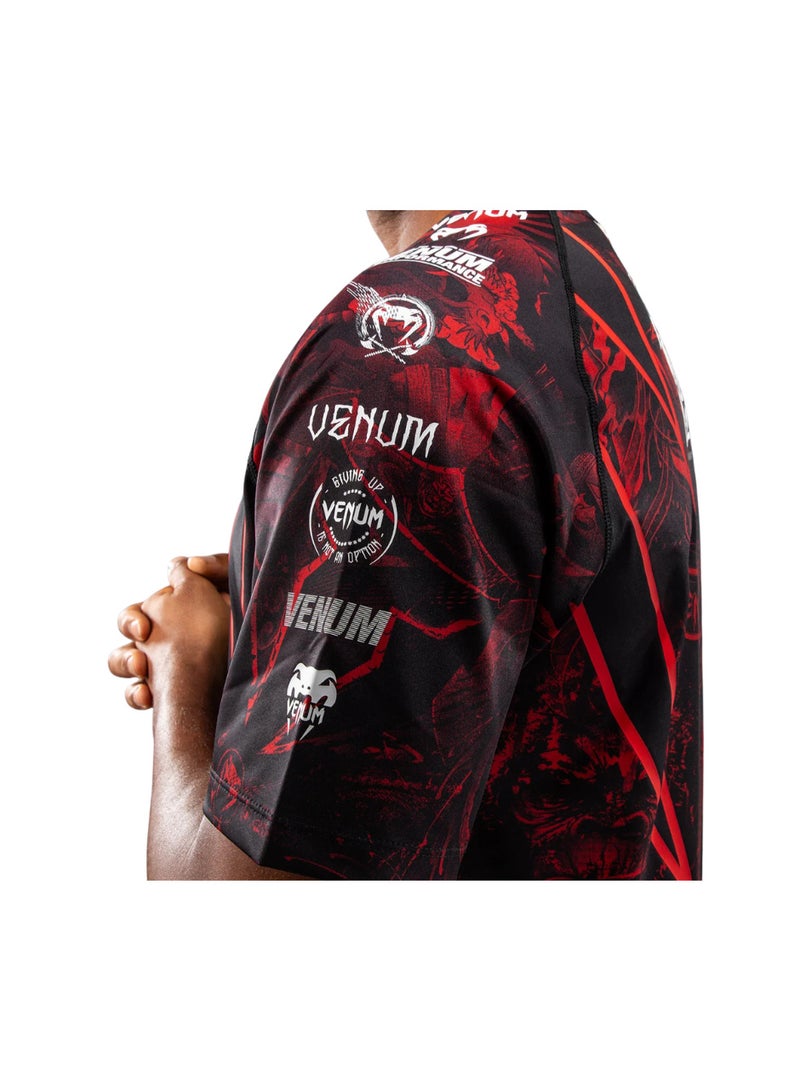 Venum 20th Anniversary Long Sleeve Rashguard – Black/Red - Image 5