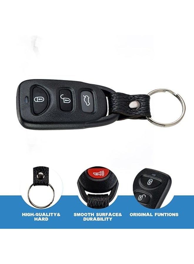 Kia and Hyundai key housing, 4 buttons, fingerprint, complete with buttons but without board (one-piece pack) - Image 3