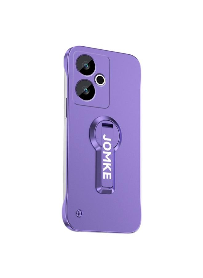 The Bros Case For Redmi Turbo 3 Baking Varnish 360 Rotate Holder No Frame PC Phone Case 