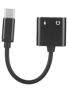 2-in-1 Lightning Audio Jack/Charging Port Splitter Black , Headphone Adapter, 2 in 1  Audio Converter Earphone Adaptor Headphone Cable Splitter Adapter .(Black)