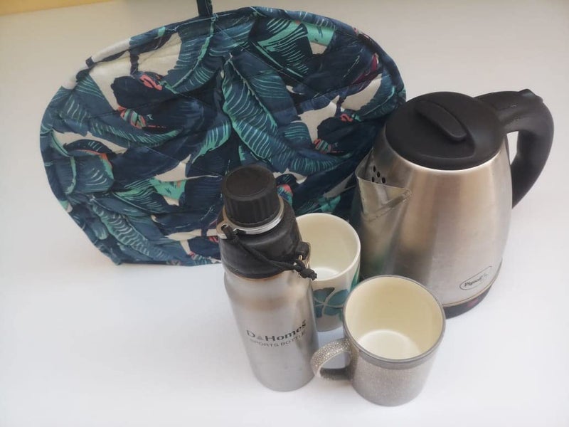 Malan Bai Mandala Tea Cozy Cover Banana Dark Green Hand Block Winter Tea Cozy Cotton Tea Kettle Warmer Pot Cover Hot Coffee Cover Handamde Kitchen Décor Brand: Malan Bai - Image 4