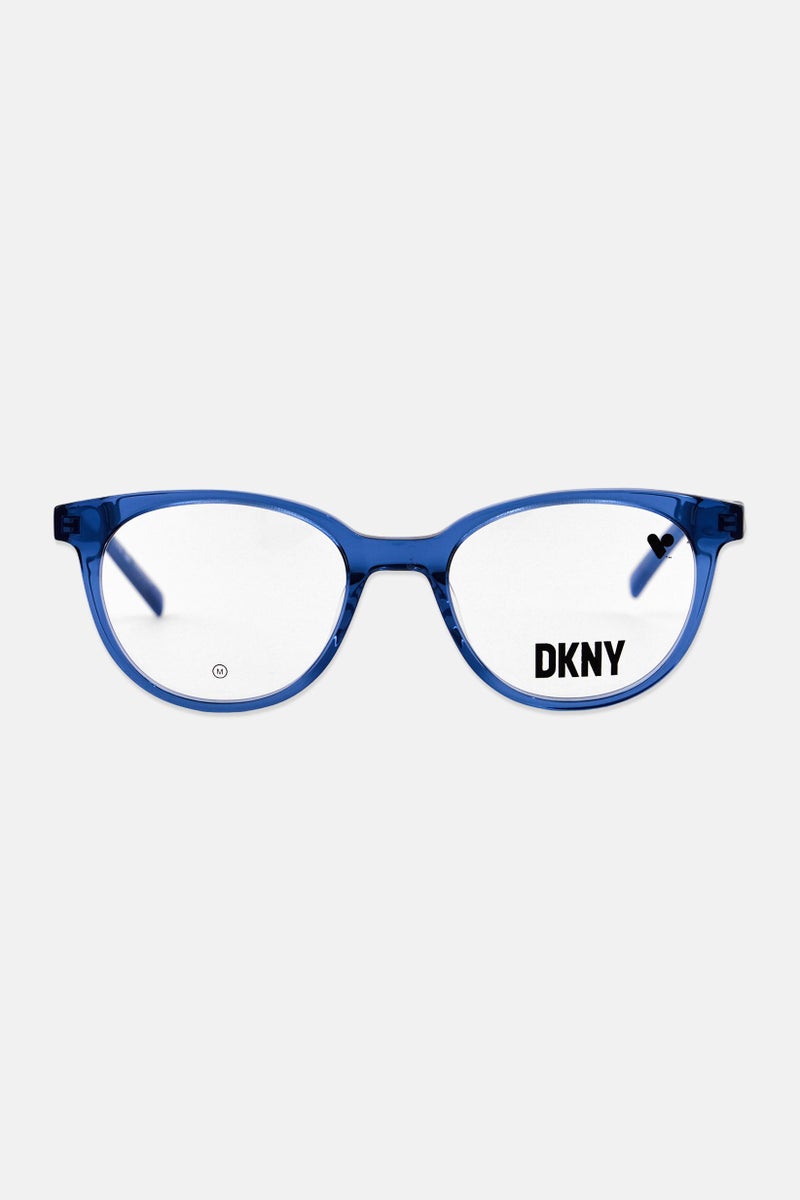 DKNY Women DK5050 Round Eyeglasses, Blue - Image 1