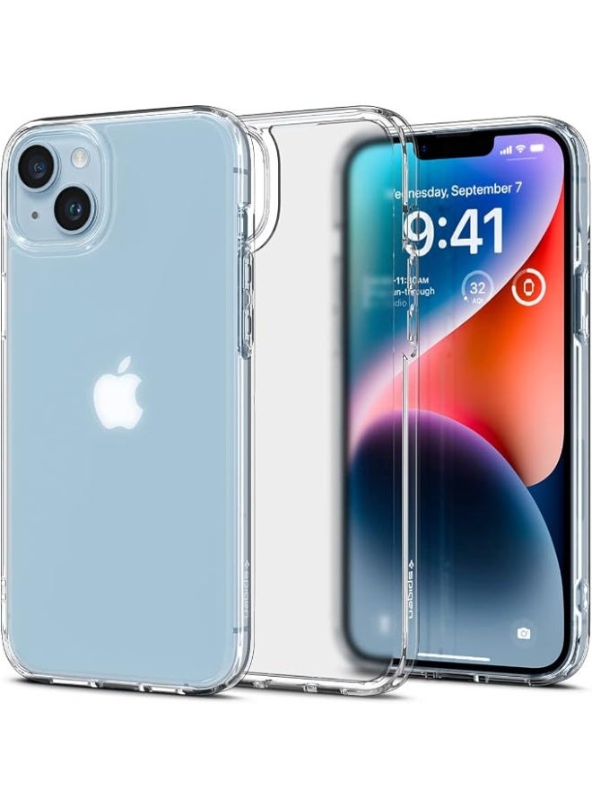 Clear Shockproof Case for iPhone 14 Plus – Ultra Thin Transparent TPU Cover, Anti-Scratch & Anti-Yellowing Crystal Clear Protective Bumper Case - Clear