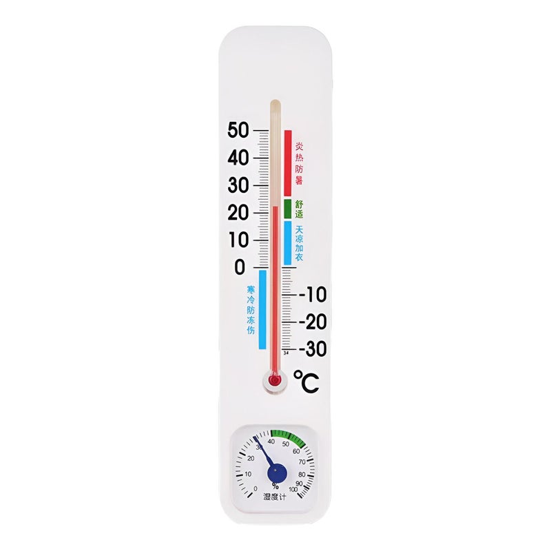 Home Wall Thermometer - High Accuracy Room Temperature Gauge, Ideal for Bathroom, Living Room, Kids Room with Accurate Temperature Measurement (1 Thermometer) - Image 1