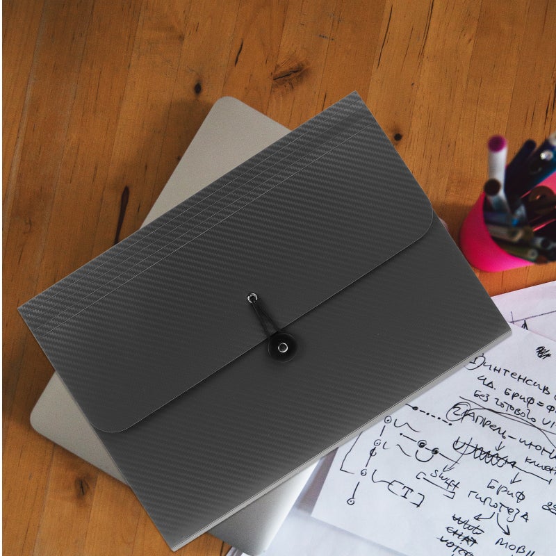 File Folder Organizer, Expandable Document Storage for Home Office Use, Durable Design - Image 5