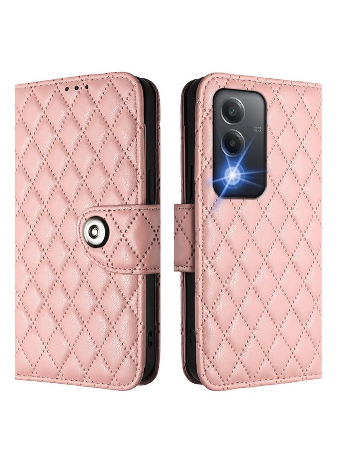 اس-توب جراب هاتف OPPO A80 5G EU مصنوع من الجلد بتصميم معيني مع حبل تعليق - Image 2