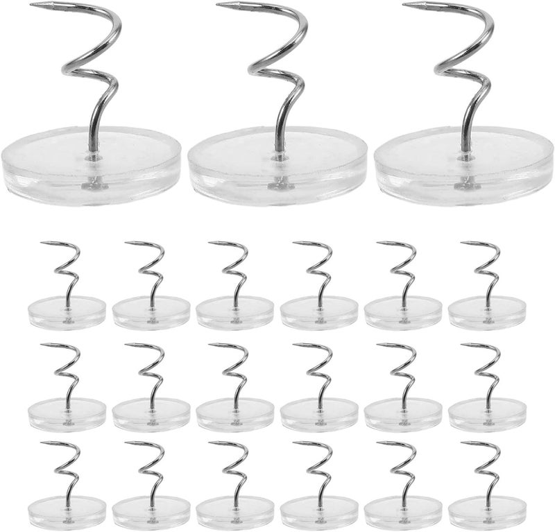 Yardwe 100 Pcs Bed Skirt Twist Pins Upholstery Nails Fasteners for Home Furniture Sofa Covers Bed Sheet Holders Large Size - Image 1