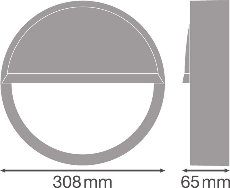 Ledvance Surface Bulkhead Eyelid Light Fixture - Image 2