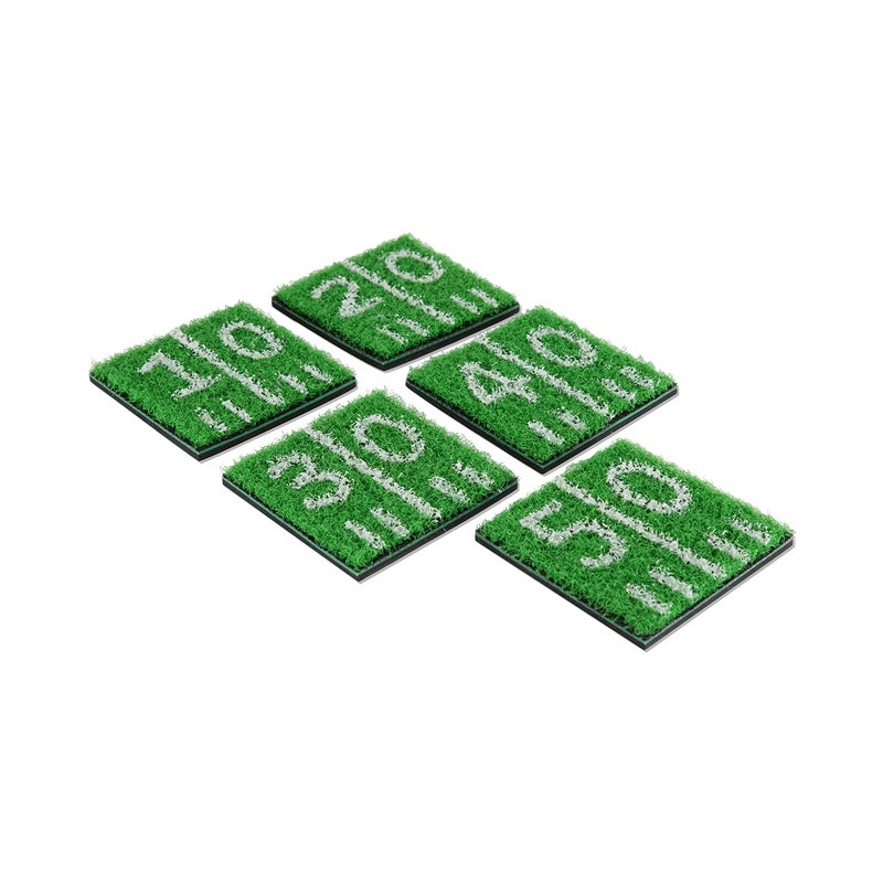True Zoo Home Turf Coasters Astro Turf Grass Coasters Beer Coasters Football Game Sports  Outdoors Football Accessories Green Set of 5