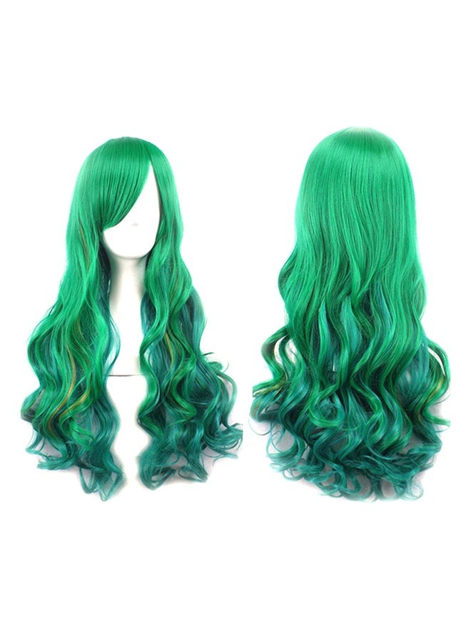 NIBEMINENT Long Curly Fluffy Cosplay Party Wig 68cm - Image 1