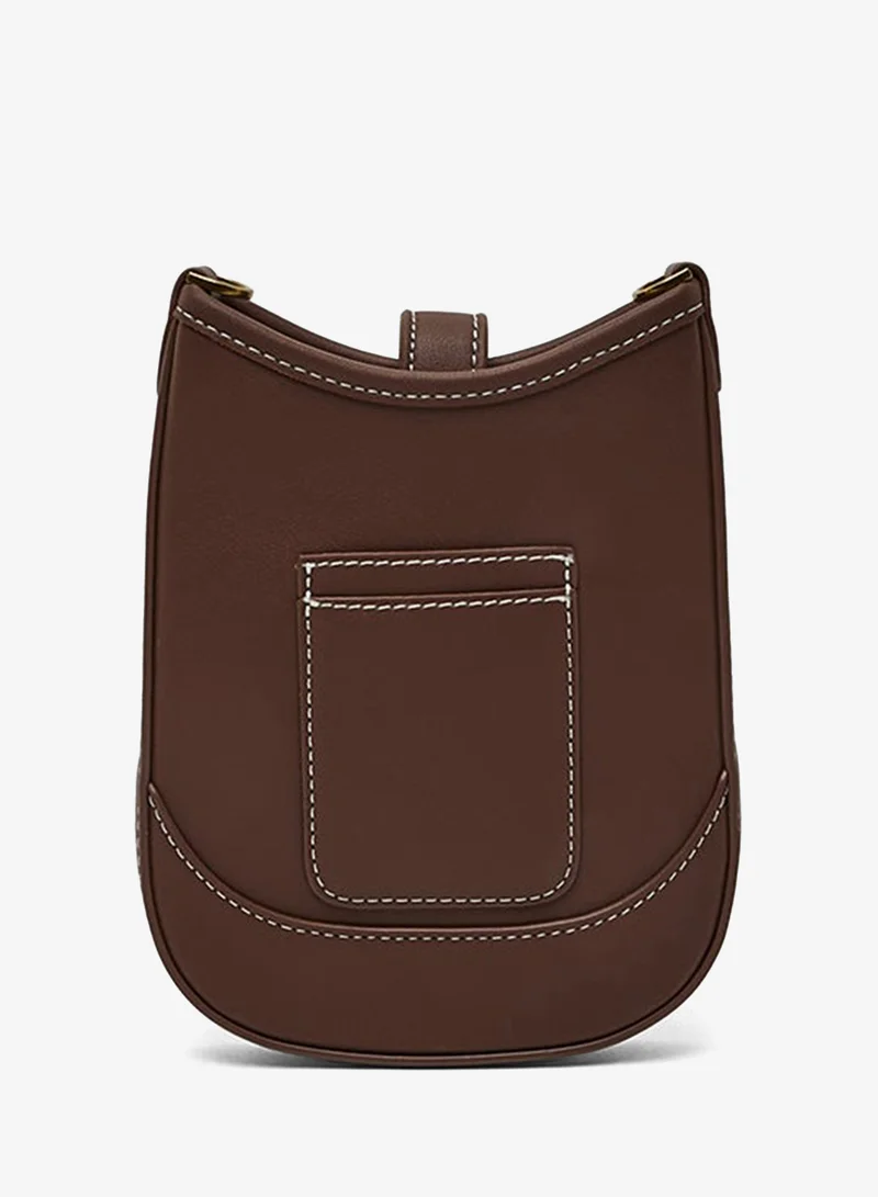 R&B Solid Phone Crossbody Bag