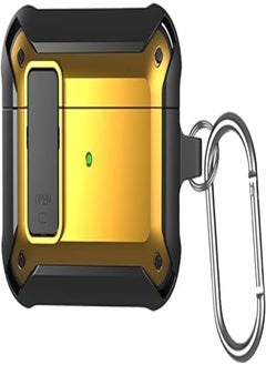 Airpods Pro Case Soft TPU PC Armor (Black & Yellow)