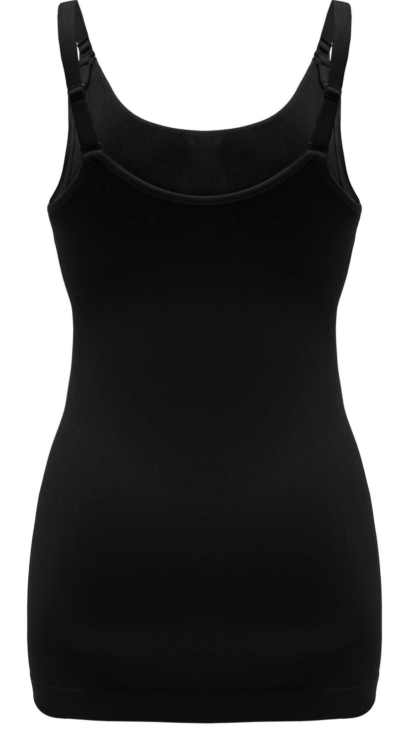 IMFASY Women's Maternity Nursing Tank Tops with Built in Bra for Breastfeeding Camisoles Shirt 4Pack - Image 5