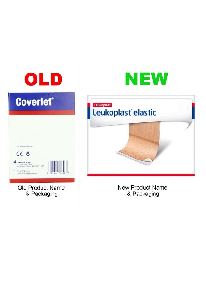 JOBST Leukoplast Elastic Fabric Adhesive Latex Free Bandages Oval Spot 1.25" (100 In Box) - Image 4