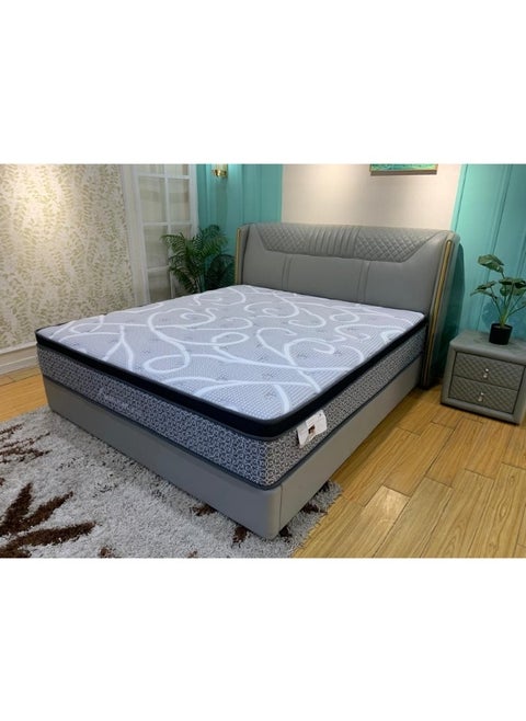 Multi-layer bed mattress with high density sponge texture, 12-layer medical mattress made of memory foam, 200 cm long, 200 cm wide and 30 cm high