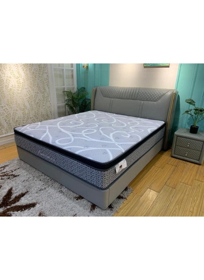 SMART HOME Multi-layer bed mattress with high density sponge texture, 12-layer medical mattress made of memory foam, 200 cm long, 200 cm wide and 30 cm high  - Image 1