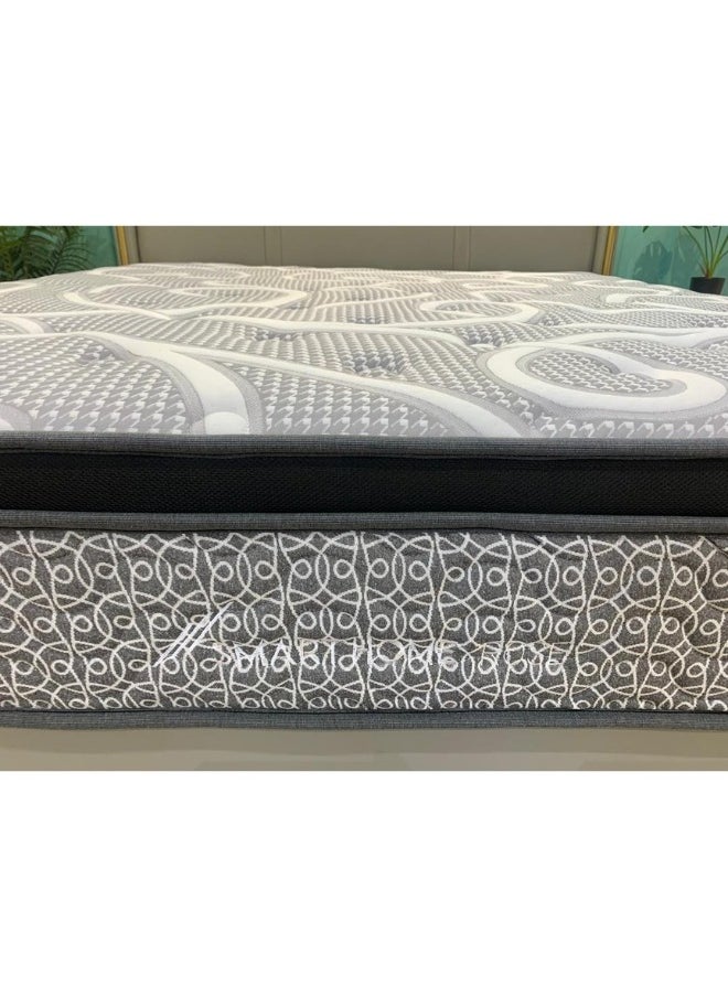 SMART HOME - Multi-layer bed mattress with high density sponge texture, 12-layer medical mattress made of memory foam, 200 cm long, 200 cm wide and 30 cm high - Image 1