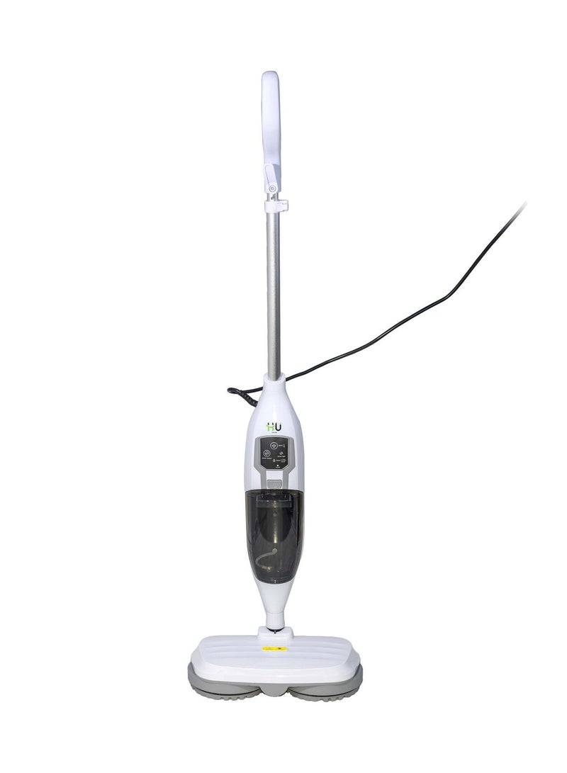 H U Electric Steam Mop Cleaner 1200W with 550ml Tank, Fast Heating & 180° Rotating Head - Image 2