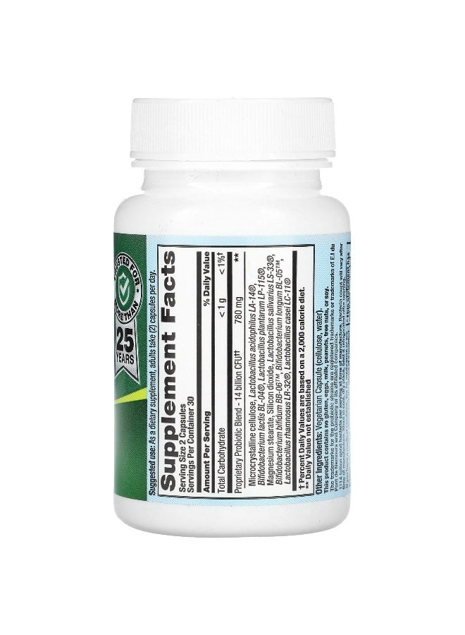 Nutrition Now Nutrition Now, PB 8™ Probiotic, 14 Billion, 60 Vegetarian Capsules (7 Billion per Capsule)  - Image 2