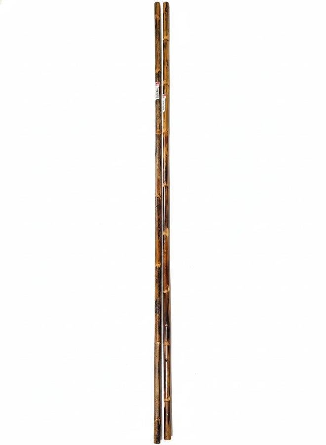 TryMe Silambam ® - Cane Wood Bo Staff Rattan 4feet Stick Pack of 2(Naturally Varnished) - Image 3