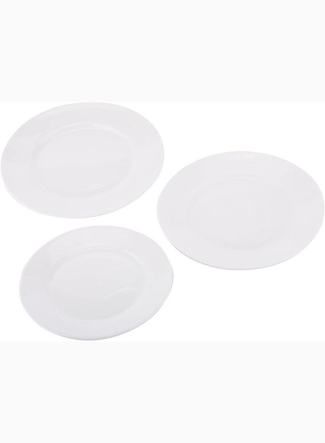 AKDC Get Unconventional 3 Tier Fruit Plate W/ Holder Affordable L(23Cm)Xw(23Cm)Xh(2Cm)/L(24Cm)Xw(18Cm)Xh(35Cm) White - Image 2