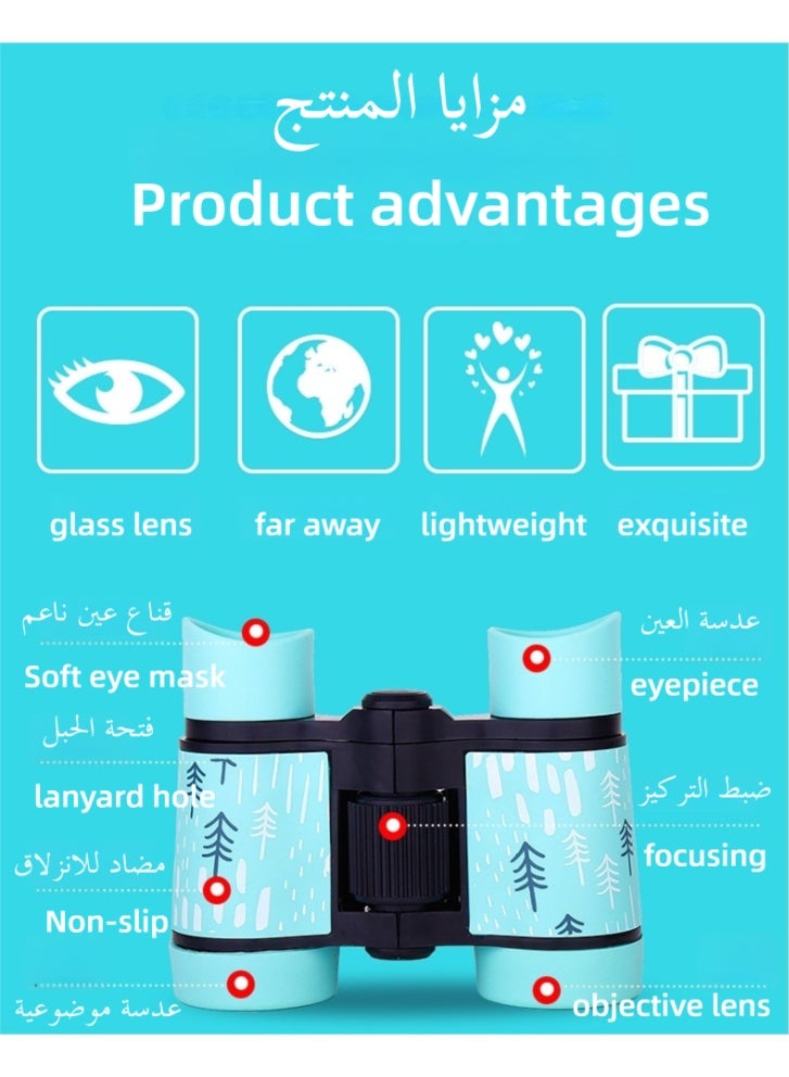 Kids Binocular Telescope - Children Educational Learning Telescope - 4x binoculars designed especially for kids - Image 2