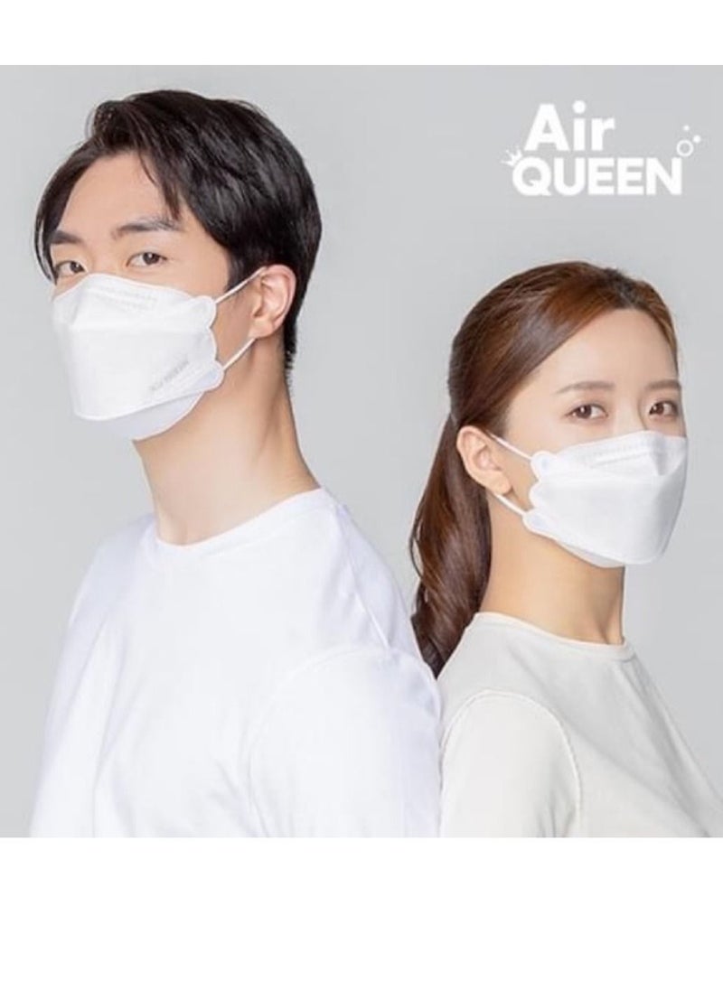 Air QUEEN Pack Of 40 Pieces Nanofiber Filter Face Mask For Adults Face Mask White  - Image 2