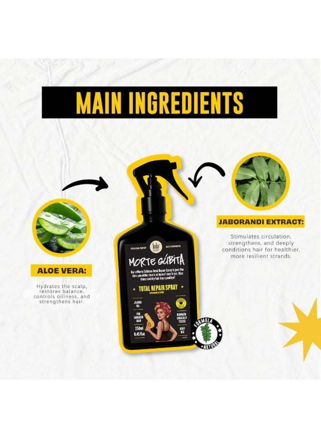 Lola from Rio بخاخ الشعر للتصليح الشامل مع بروتين الصويا والألوة فيرا - يفك التشابك، يحمي من الحرارة وأضرار الأشعة فوق البنفسجية لشعر أكثر صحة (250 مل) - Image 5