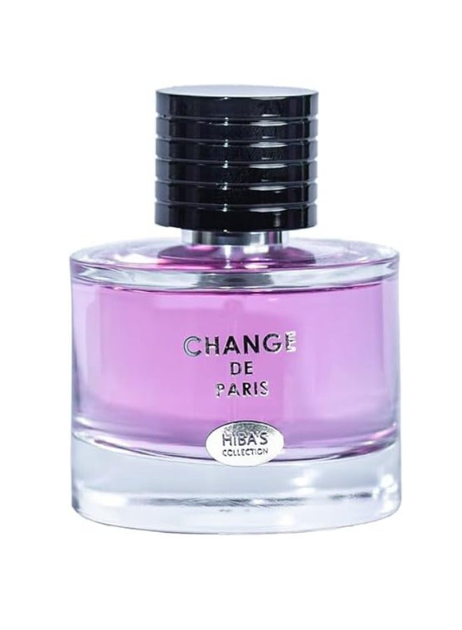 هيبا'ز كوليكشن عطر تشينج دي باريس للنساء - بخاخ طبيعي، 100 مل (3.4 أونصة سائلة) - أناقة باريسية رائعة في كل رشة - Image 1