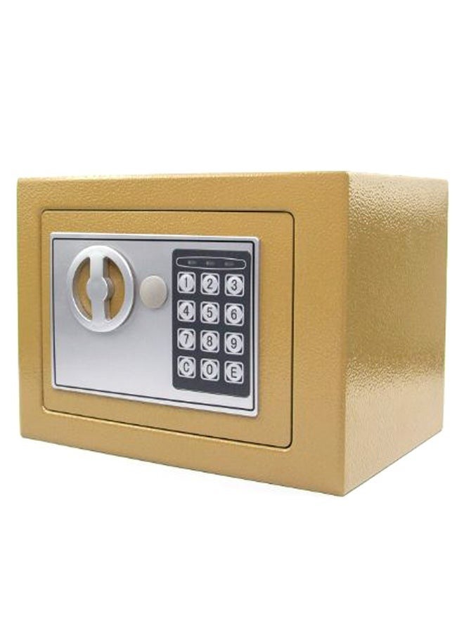 Digital electronic jewelry safe box brown  - Image 1