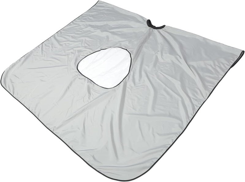 Hair Cutting Cape Smock Salon Cape Cloak 150x170cm Gray Waterproof Hairdressing Apron for Barbershop and Home Use - Image 1