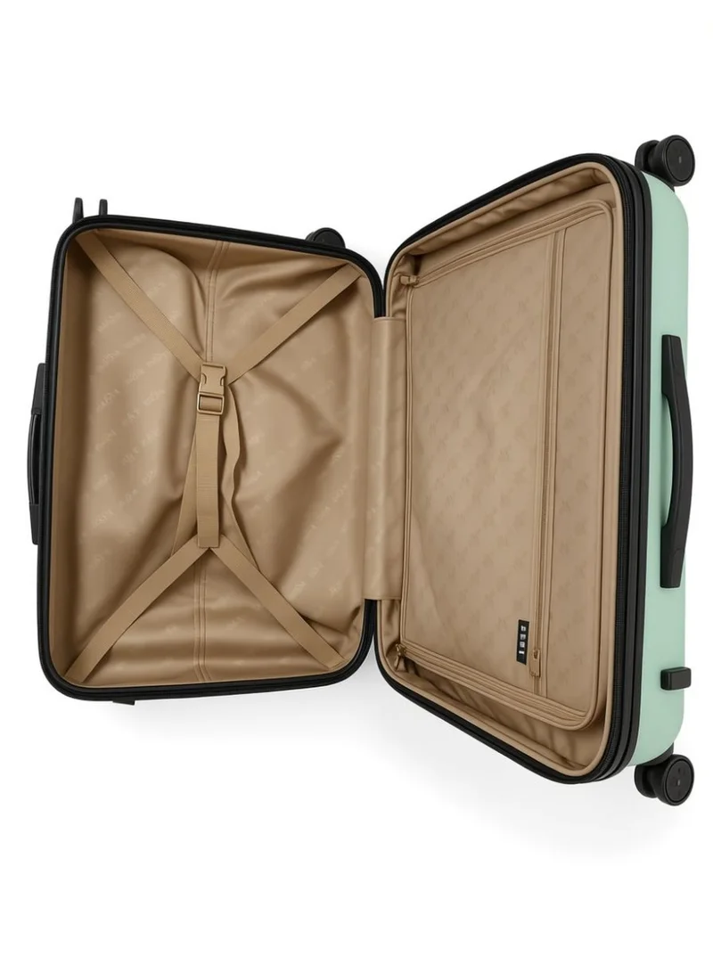 DKNY  Dkny DNA Hardside Luggage on Wheels for Unisex | Ultra Lightweight ABS on with Spinner Wheels 4 Color Lime for Women | Best Price UAE