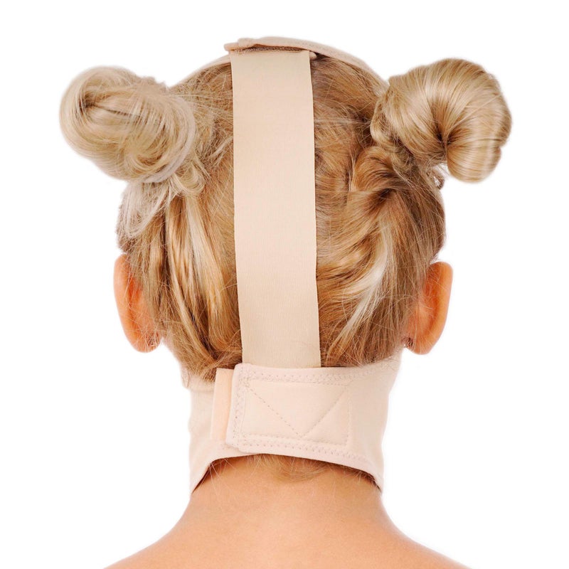 invera Chin Compression Garment After Liposuction Surgery, Neck Cover Strap Bandage - Image 3