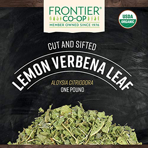 Frontier Co-op Frontier Coop Organic Lemon Verbena Leaf Cut and Sifted Kosher Bulk Bag  Loose Leaf Lemon Verbena Tea  Cafe and Restaurant Supply  16 Ounce Pack of 1 - Image 5