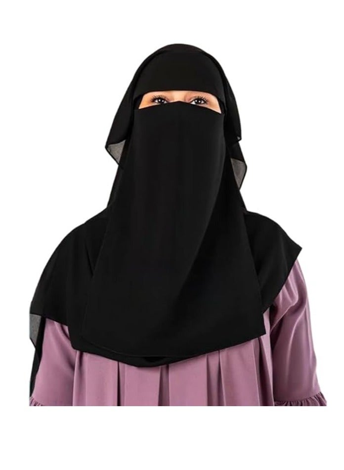 Tenda niqab without lens, black - Image 2