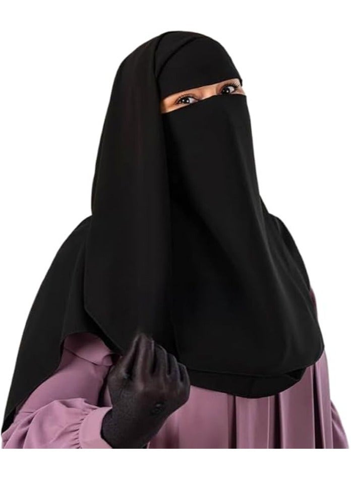 Tenda niqab without lens, black - Image 1