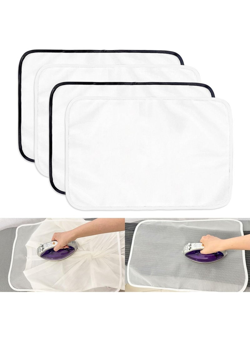 2-Piece Professional Heat Resistant Ironing Mat Set 40x60cm – Premium Transparent Mesh Ironing Cloth Protectors for Garments, Anti-Burn Ironing Pads for Delicate Fabrics Including Silk, Chiffon, Lace and Embroidery, Durable Home Ironing Accessories for Smooth Wrinkle-Free Results - Image 2