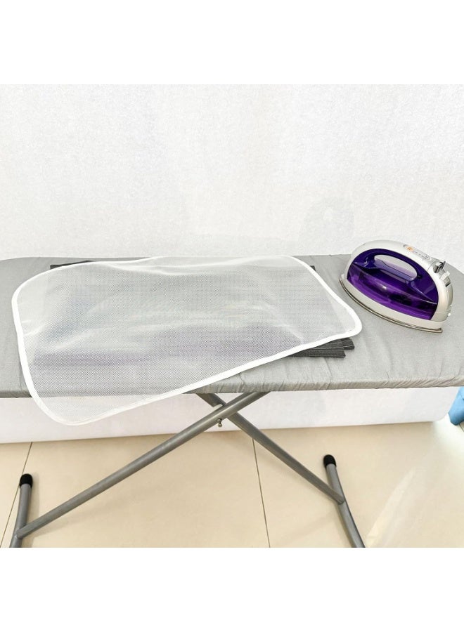 2-Piece Professional Heat Resistant Ironing Mat Set 40x60cm – Premium Transparent Mesh Ironing Cloth Protectors for Garments, Anti-Burn Ironing Pads for Delicate Fabrics Including Silk, Chiffon, Lace and Embroidery, Durable Home Ironing Accessories for Smooth Wrinkle-Free Results - Image 5