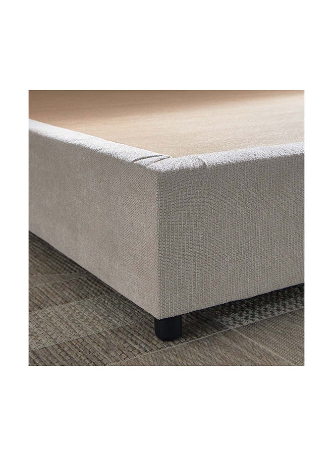 House One Twin | Fabric Bed Frame 160x200 cm - Beige - Image 5