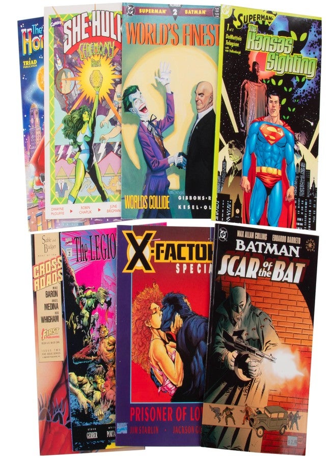 SCS Direct 8 Trade Paperback Comic Book Value Set - Marvel, DC & Indie- Kid/Adult Friendly w No Dupes or Inappropriate Fillers- Prestige Softcovers w More Pages, Gift for Graphic Novel, Superhero, Paper back Fan - Image 1