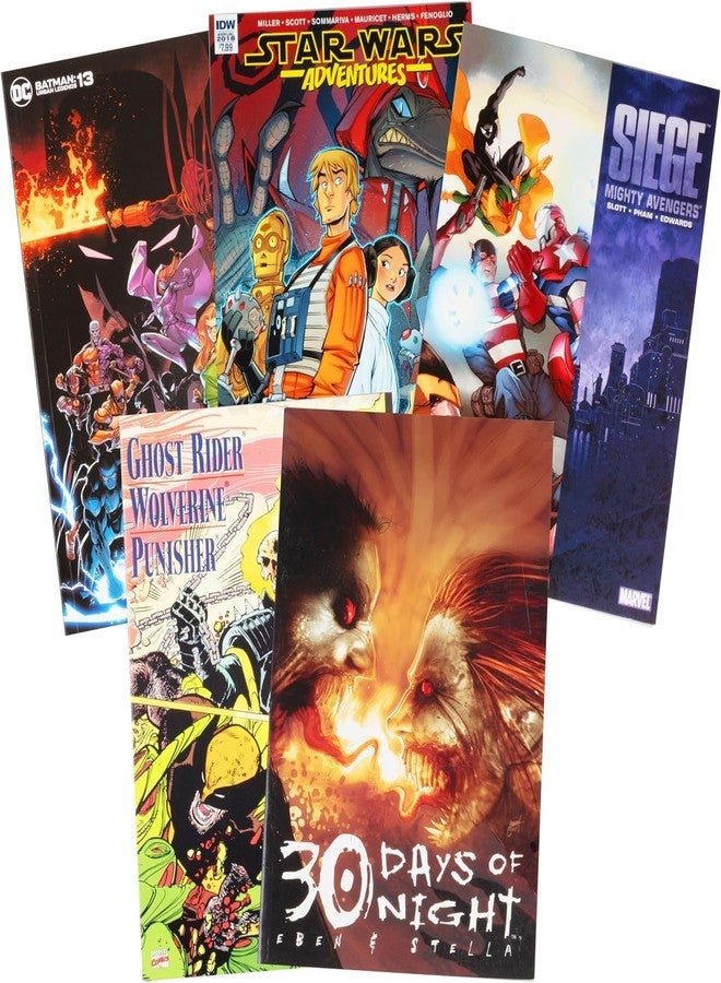 SCS Direct 8 Trade Paperback Comic Book Value Set - Marvel, DC & Indie- Kid/Adult Friendly w No Dupes or Inappropriate Fillers- Prestige Softcovers w More Pages, Gift for Graphic Novel, Superhero, Paper back Fan - Image 2