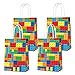 BCHOCKS Building Blocks Goodie Candy Gift Bags for Lego Party Supplies Color Bricks Theme Building Block Party Supplies for Kids Birthday Party Decoration - Image 3