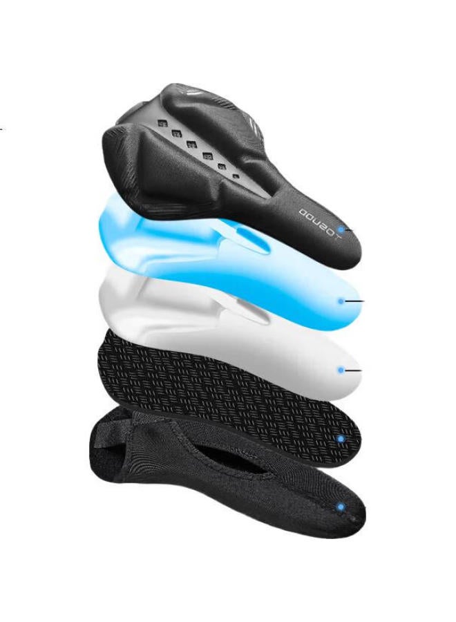 TOSUOD Soft Thick Silicone Gel Shock Absorbing Bicycle Seat Cover Hollow Mountain Road Bike Saddle Cushion Cycling Equipment - Image 2