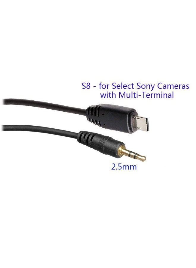 PHOLSY 2.5mm S8 Off-Camera Remote Shutter Release Connecting Cord Cable for Sony Cameras, Replacement Sony RM-SPR1 Cable - Image 2