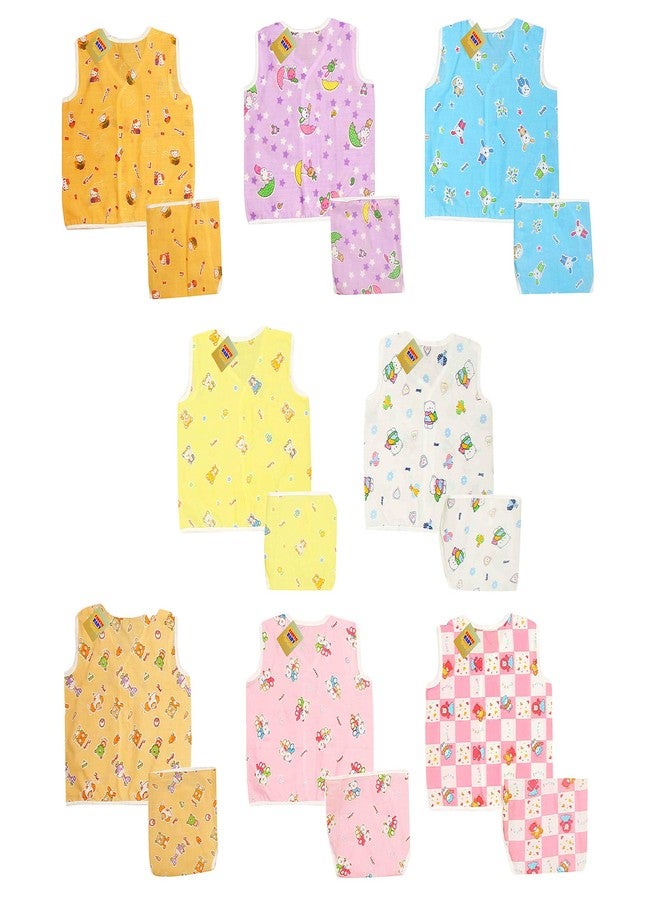 Infantbond Baby Cotton Printed Clothing Set Pack Of 18 (0-6 Months, Multicolor) - Image 2