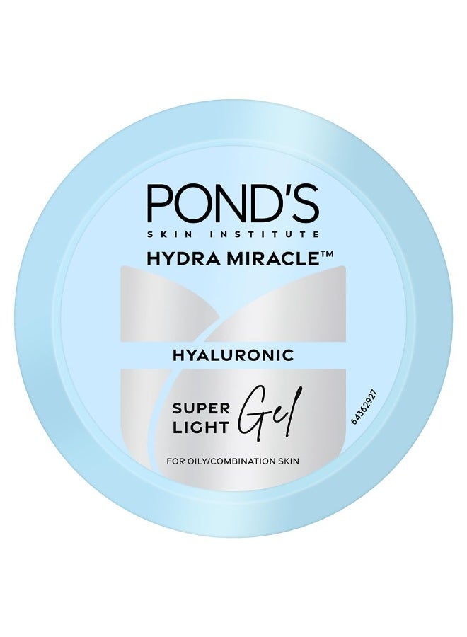 Pond's Pond's Super Light Gel Oil Free Moisturiser With Hyaluronic Acid + Vitamin E, 200 ML  - Image 1