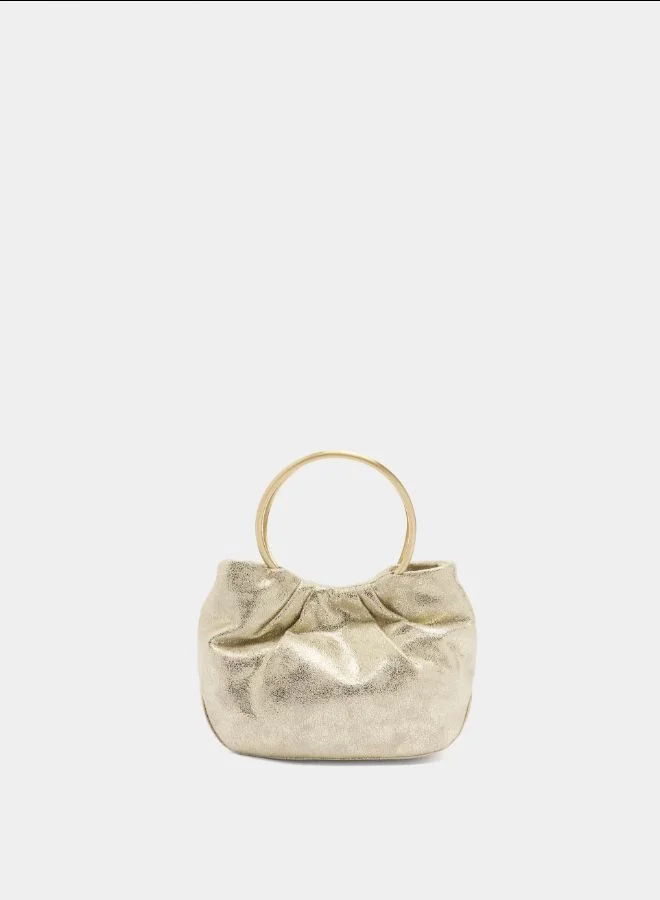 Metallic handbag